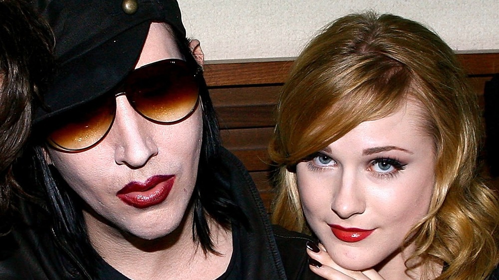Marilyn Manson, Evan Rachel Wood a una festa