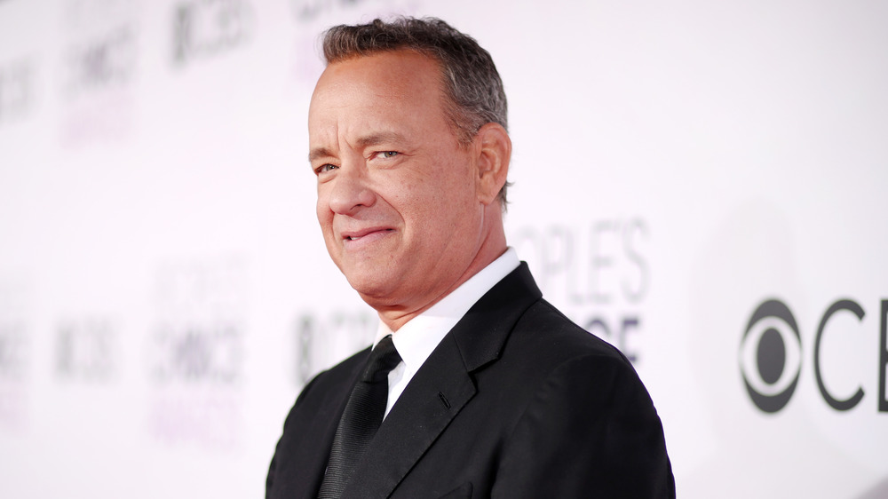 Tom Hanks, in posa