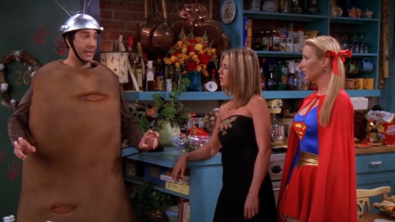 Ross di Friends vestito come Spudnik