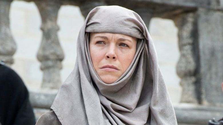 Hanna Waddingham nei panni di Septa Unella in Game of Thrones