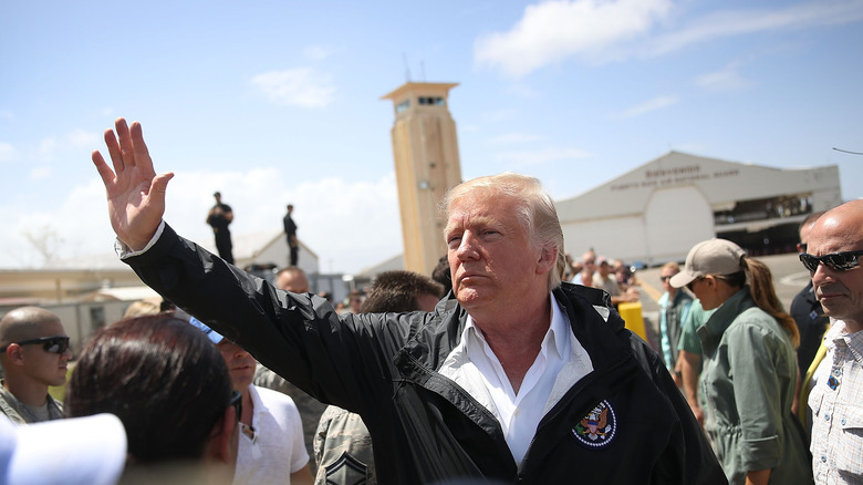 Donald Trump a Porto Rico
