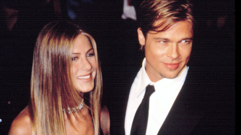 Jennifer Aniston con Brad Pitt sul red carpet