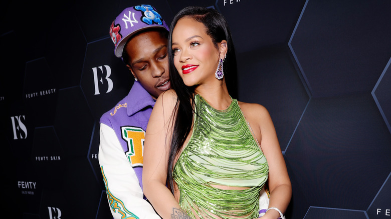 Rihanna e A$AP Rocky in posa