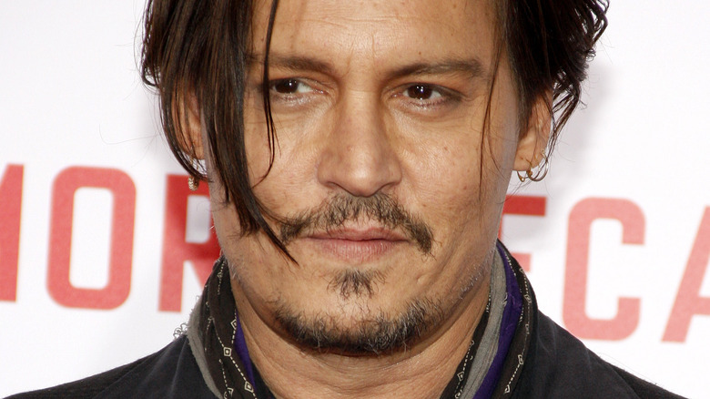 Johnny Depp alla premiere di Los Angeles di 