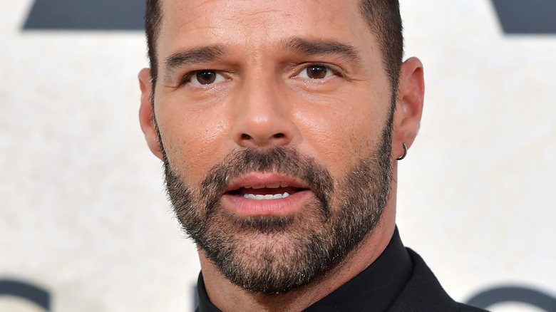 Ricky Martin sul tappeto rosso 