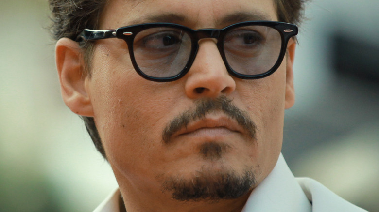 Johnny Depp con gli occhiali