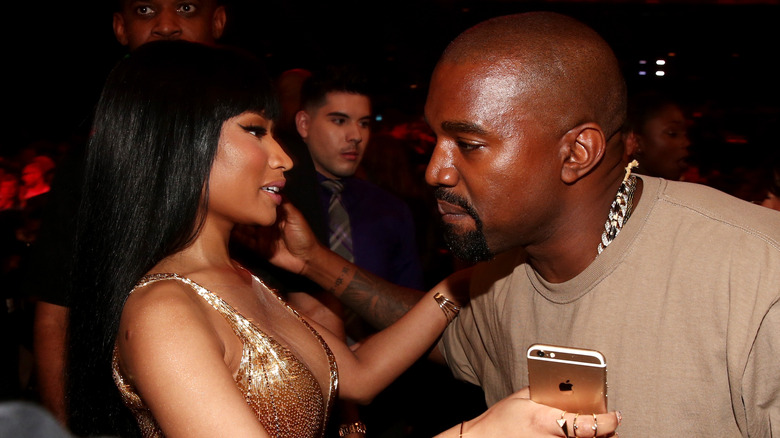 Nicki Minaj e Kanye West parlano