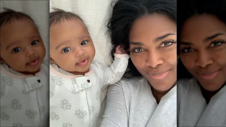 Kenya Moore e la figlia Brookyln in selfie
