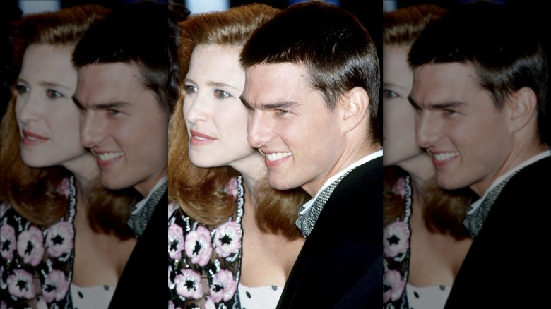 Mimi Rogers e Tom Cruise nel 1989