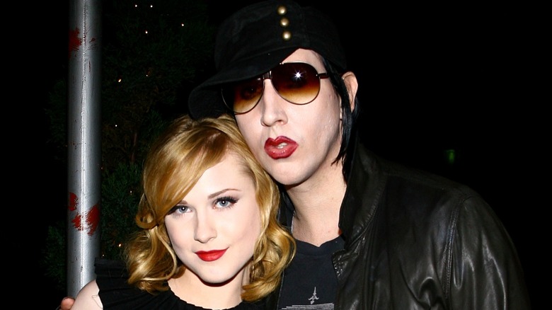 Evan Rachel Wood e Marilyn Manson