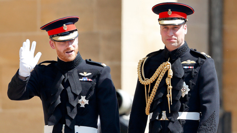 Il principe Harry e il principe William