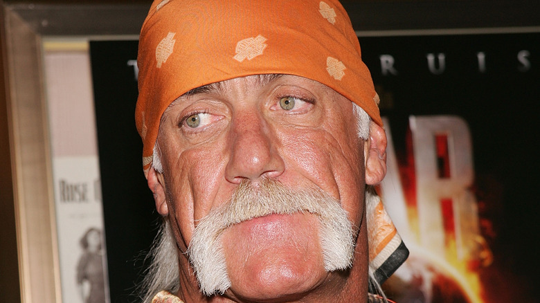 Hulk Hogan in posa per le telecamere
