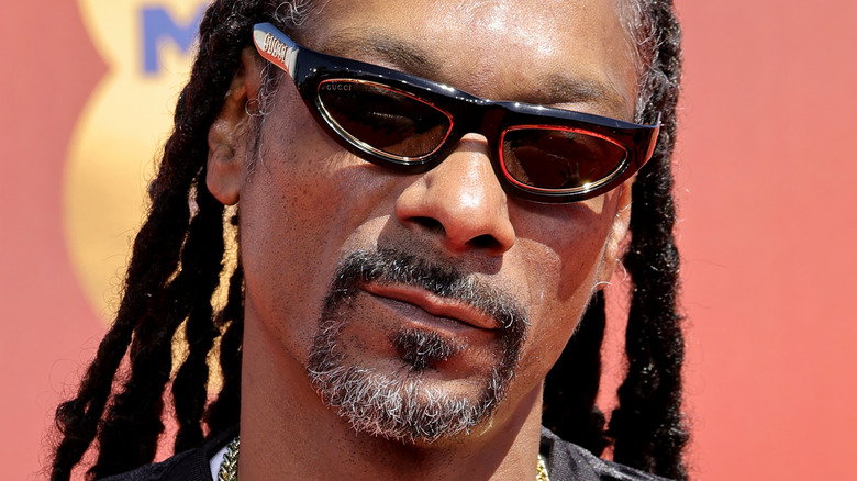 Snoop Dogg indossa occhiali da sole