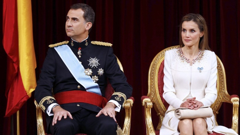 Il re Felipe VI e la regina Letizia