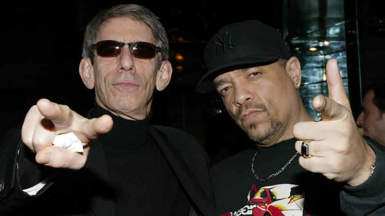 Richard Belzer e Ice-T in posa